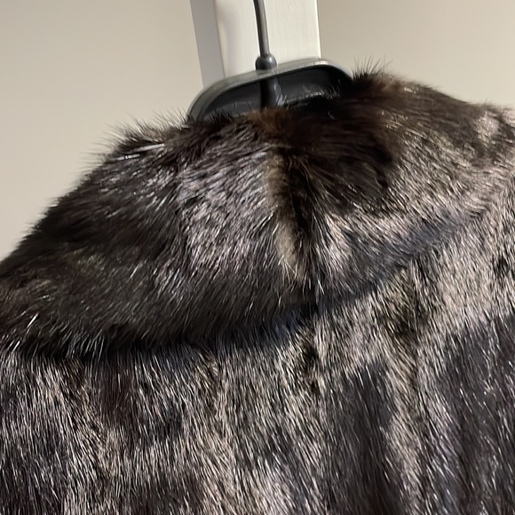 Vintage Genuine Mink Coat, Size L/XL - Picture 7 of 16